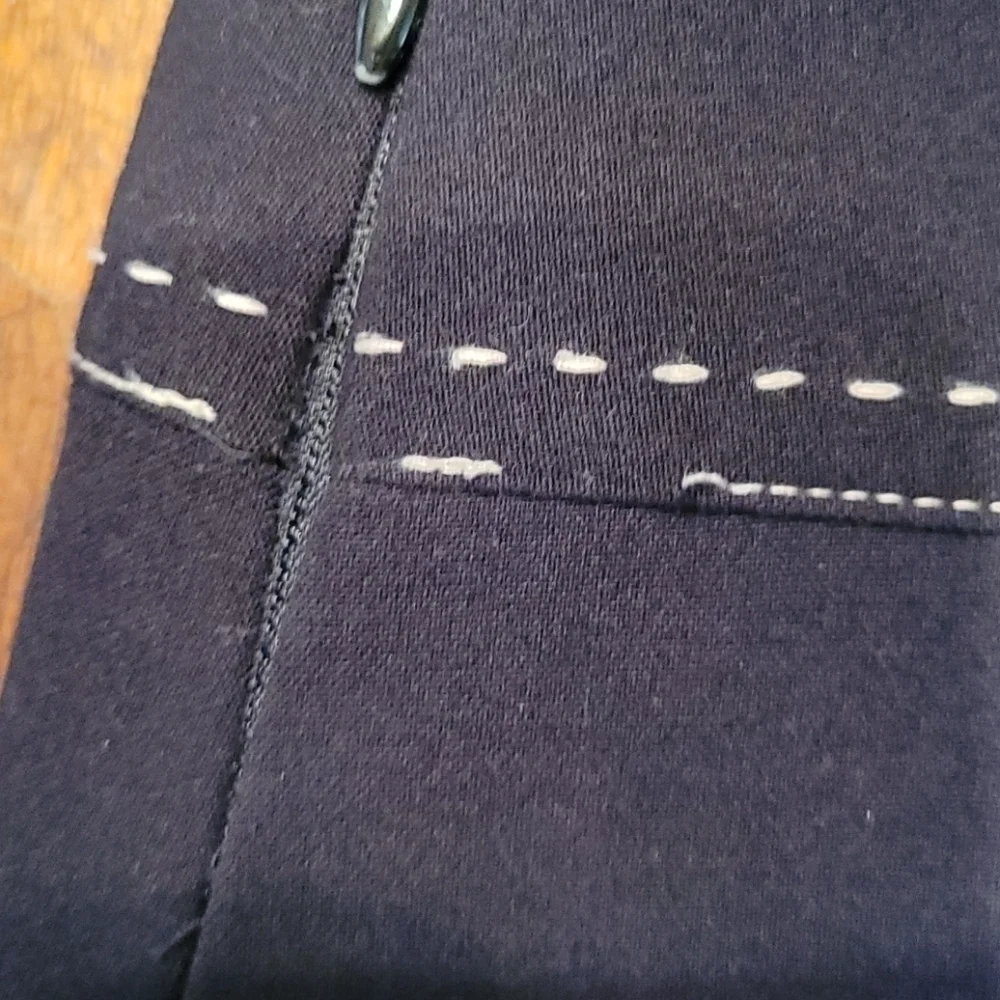 5/$25 John PAUL RICHARD 1990s Black Straight Pencil Skirt Size 4 Petite